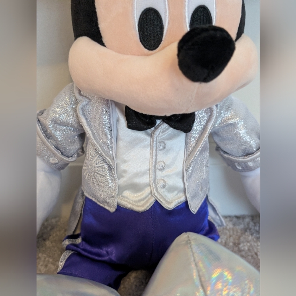Disney 100 Years of Wonder Anniversary Mickey Mouse Stuffed Animal Plush Toy - Picture 3 of 8